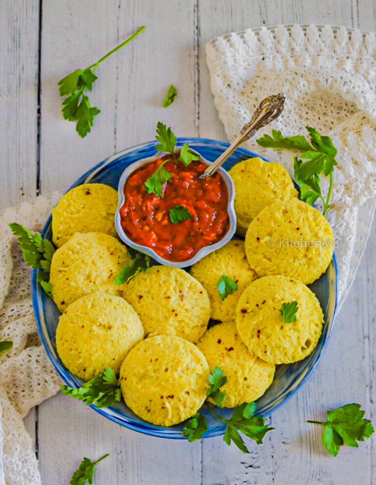 Moong Dal Idlis Tomato Chutney Kitchen Mai