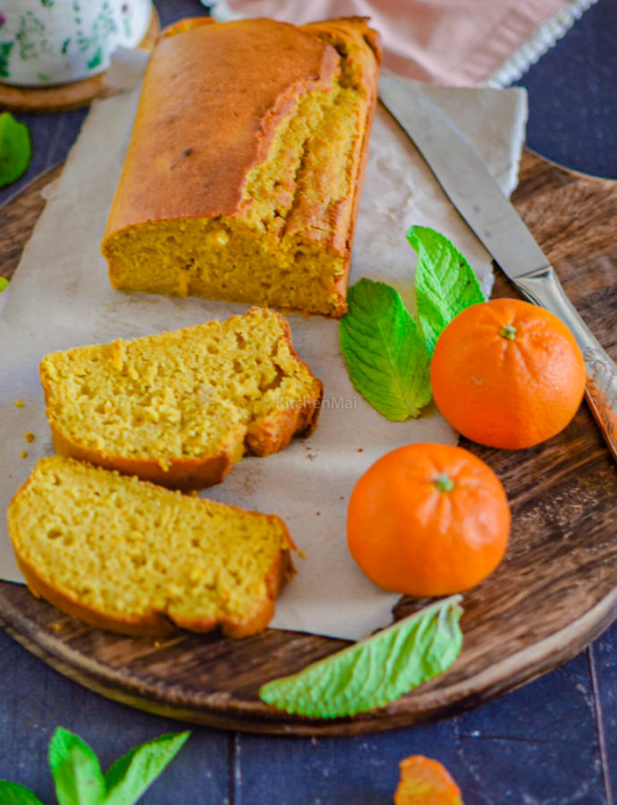 Super easy & healthy whole orange loaf cake