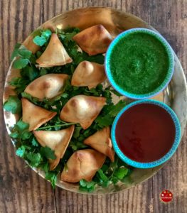 "Baked mini dal samosas - www.kitchenmai.com"