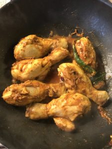 "Ginger garlic chicken fry - www.kitchenmai.com"