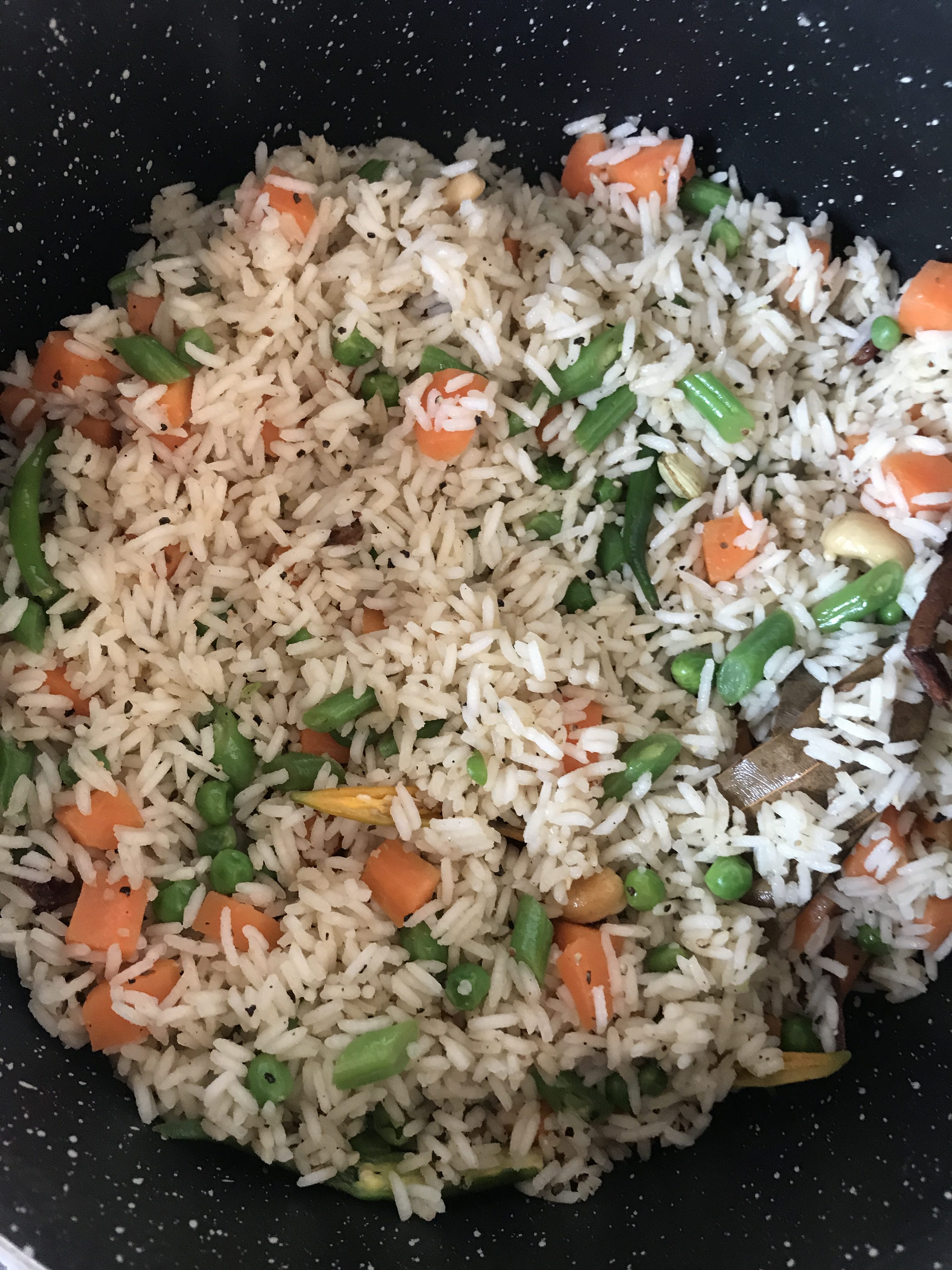 Bengali Vegetable Fried Rice Kitchen Mai Traditionally this dish is prepared with gobindobhog rice which is a type of small grain rice. bengali vegetable fried rice kitchen mai