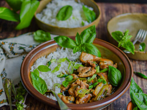 Thai basil chicken