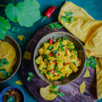 "Quick and easy mango salsa - www.kitchenmai.com"