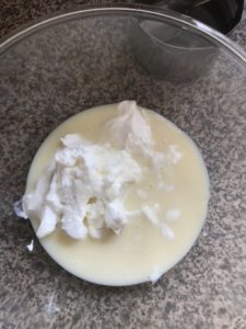 "Caramel bhapa mishti doi (baked sweetened yoghurt) - www.kitchenmai.com"