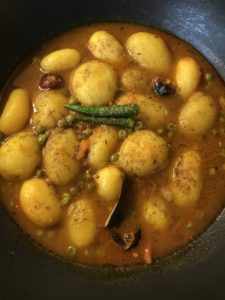 "Bengali style dum aloo - www.kitchenmai.com"