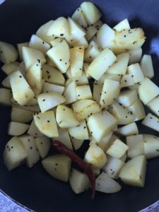 "Bengali aloo posto (potatoes with poppy seeds) - www.kitchenmai.com"