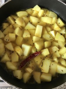 "Bengali aloo posto (potatoes with poppy seeds) - www.kitchenmai.com"