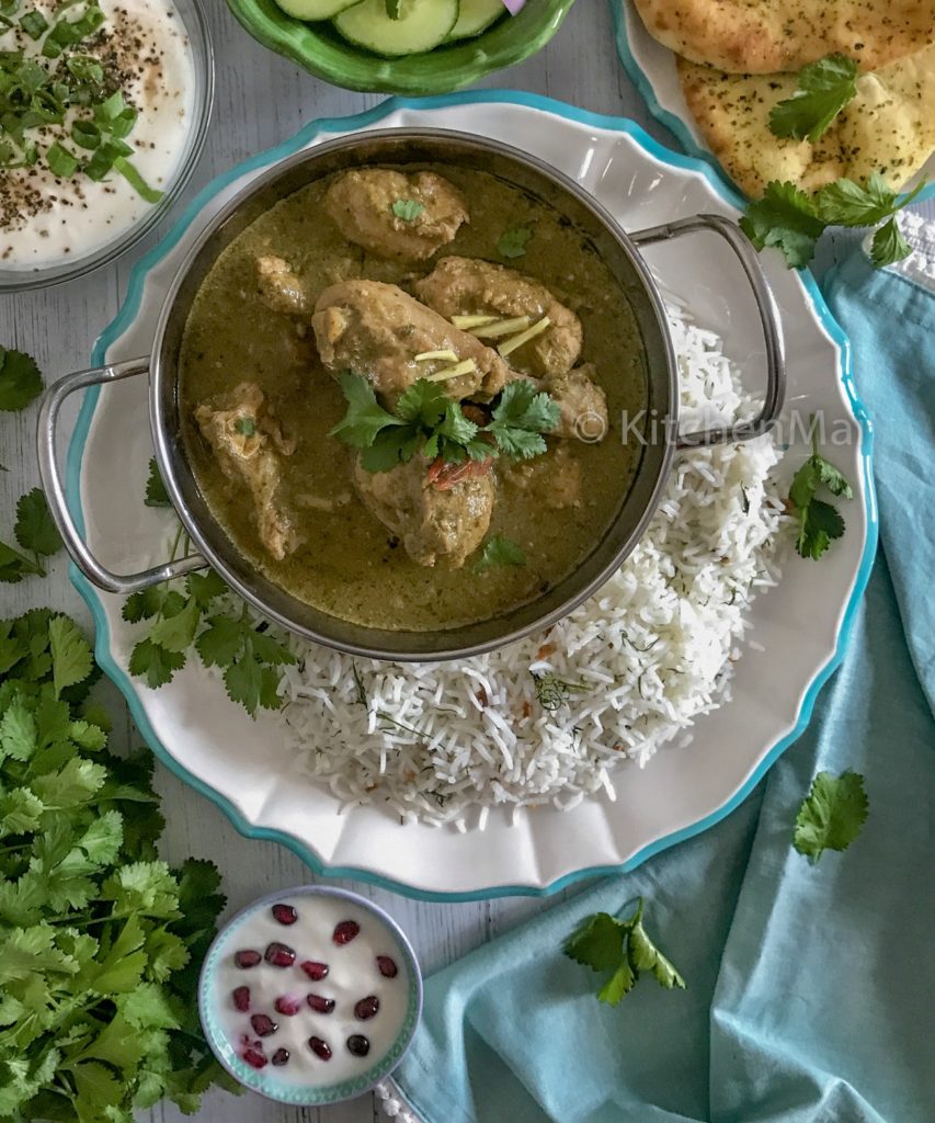 Green chicken korma – Kitchen Mai