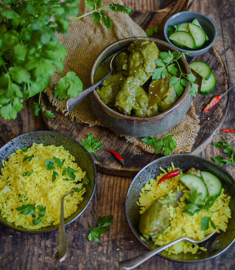 Green chicken korma – Kitchen Mai