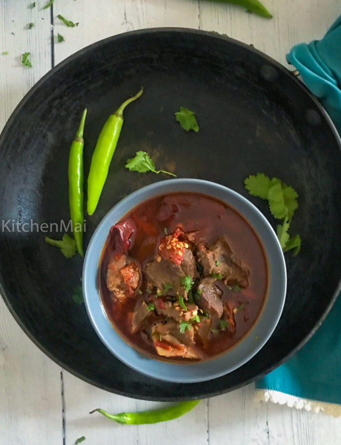 Rajasthani junglee maas (mutton)