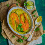 "Sorshe maach (Bengali fish in mustard sauce) - www.kitchenmai.com"