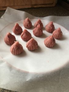 "almond coconut modaks - www.kitchenmai.com"