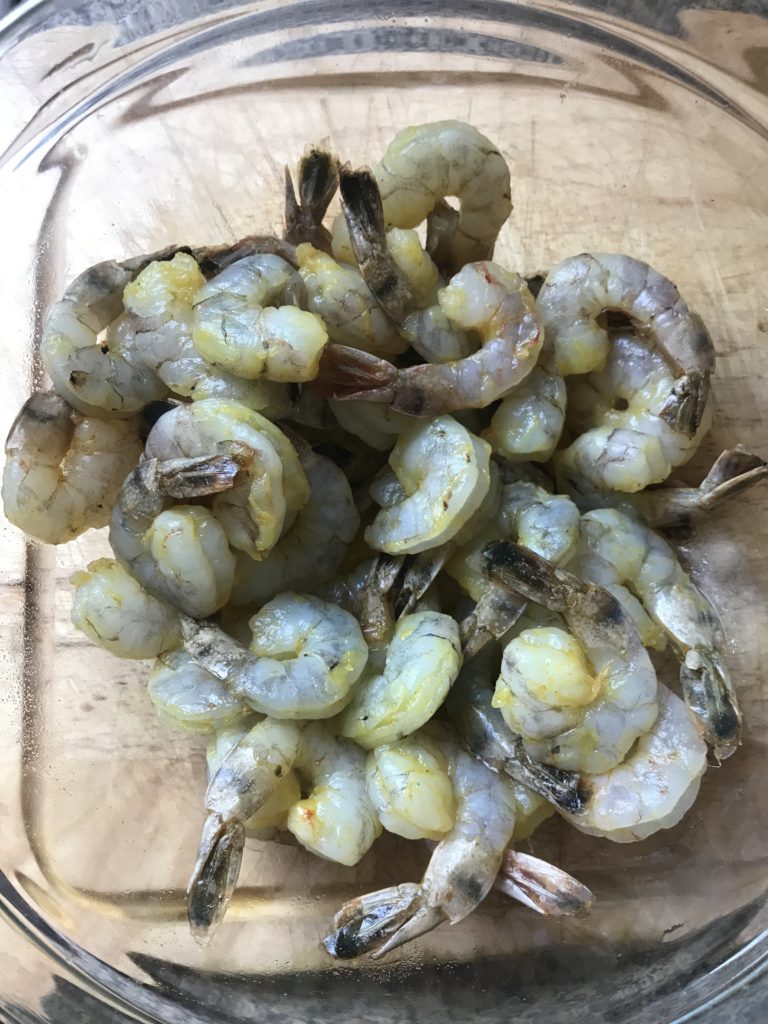 Misa maach poora (grilled prawns) – Kitchen Mai