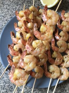 "misa maach poora grilled prawns - www.kitchenmai.com"