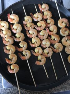 "misa maach poora grilled prawns - www.kitchenmai.com"