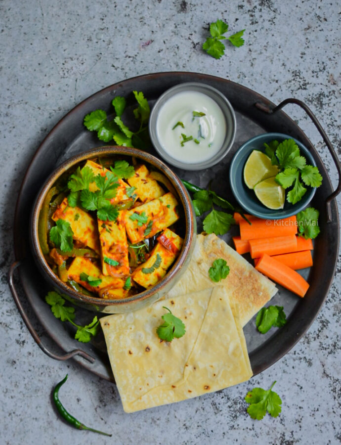 Paneer capsicum masala