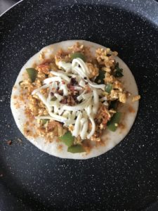 "Uttapam paneer bhurji pizza - www.kitchenmai.com"