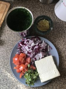 "Palak paneer (spinach and paneer curry) - www.kitchenmai.com"