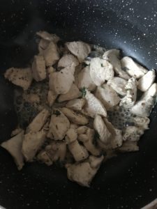 "Mushroom and chicken risotto - www.kitchenmai.com"