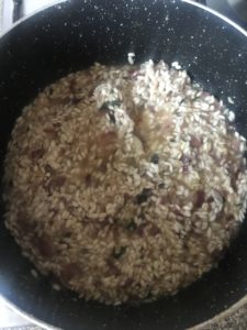 "Mushroom and chicken risotto - www.kitchenmai.com"