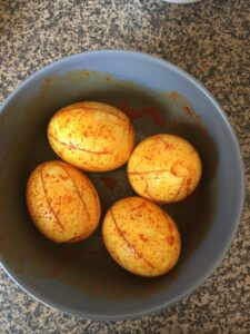 "One pot egg biryani - www.kitchenmai.com"