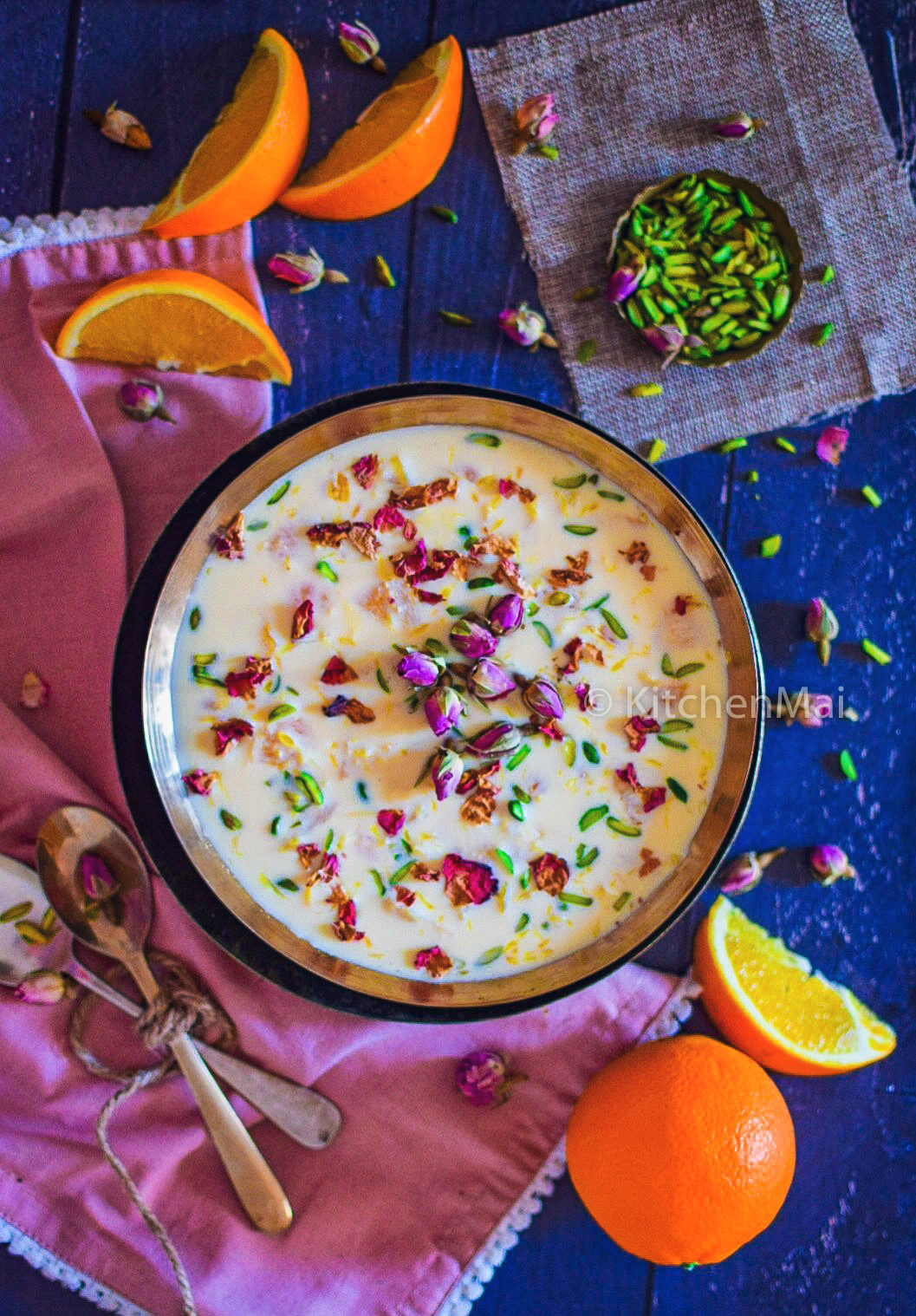 "Kheer komola Bengali orange kheer - www.kitchenmai.com"