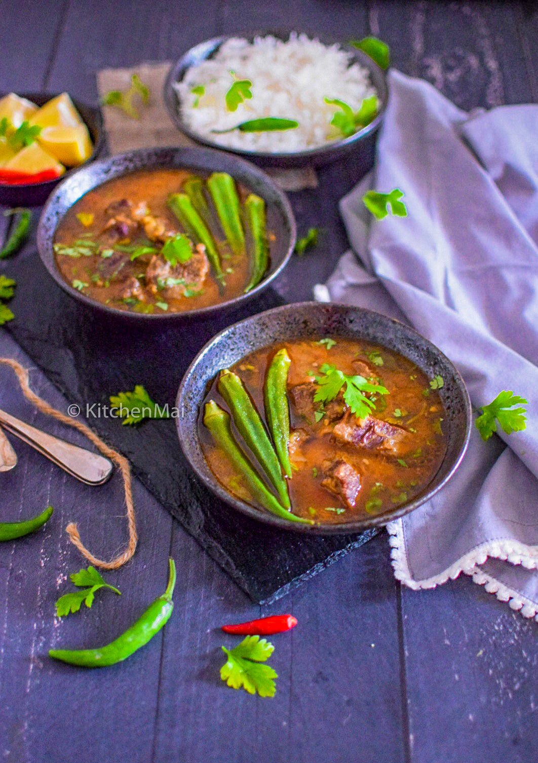 Bhindi Gosht (Indian Lamb & Okra Stew) – Kitchen Mai