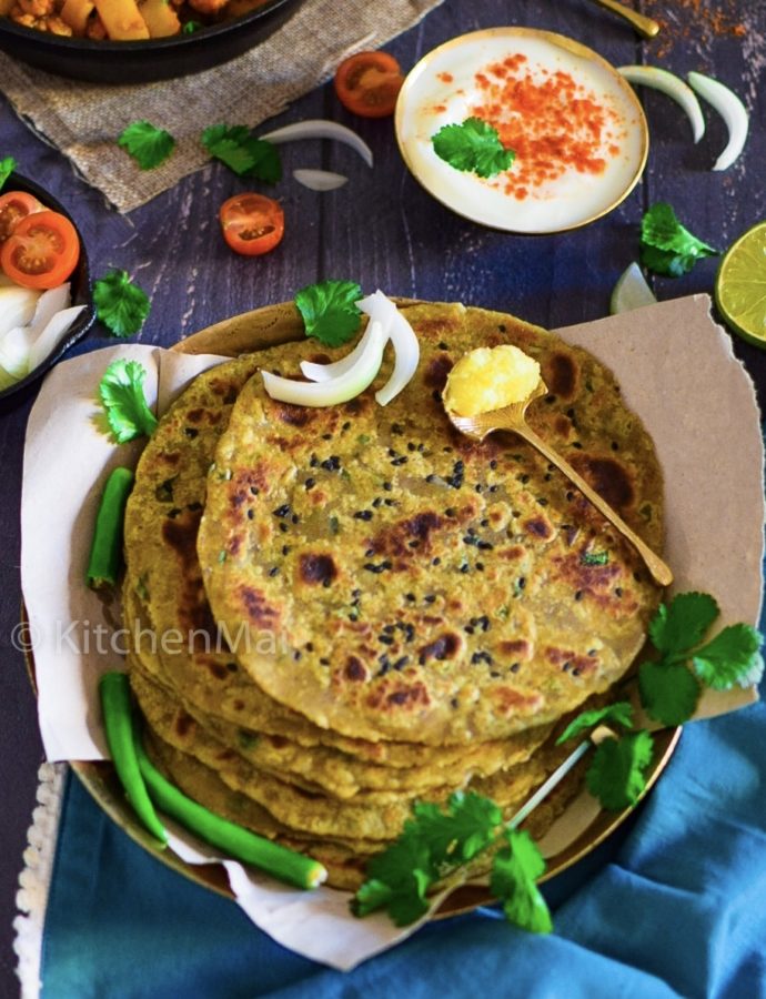 Avocado paratha (flatbread)