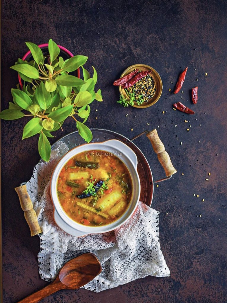 "dalma odia lentil and vegetables curry - www.kitchenmai.com"