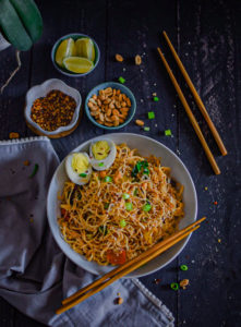 "Spicy Thai vegetables noodles - www.kitchenmai.com"