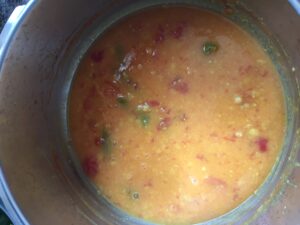 "toor dal with tomatoes and ginger - www.kitchenmai.com"