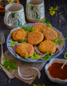 "Parsi chicken cutlet (patties) - www.kitchenmai.com"