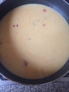 "Cabbage pakora kadhi (yoghurt curry) - www.kitchenmai.com"
