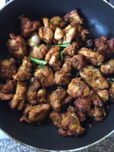 "Spicy chicken 65 - www.kitchenmai.com"