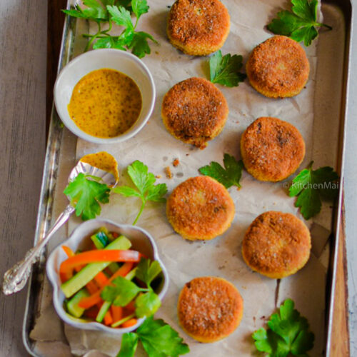 "Macher chop (Bengali fish cutlets) - www.kitchenmai.com"