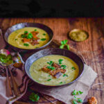 "Italian garlic soup - www.kitchenmai.com"