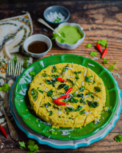 "Khaman dhokla recipe - www.kitchenmai.com"