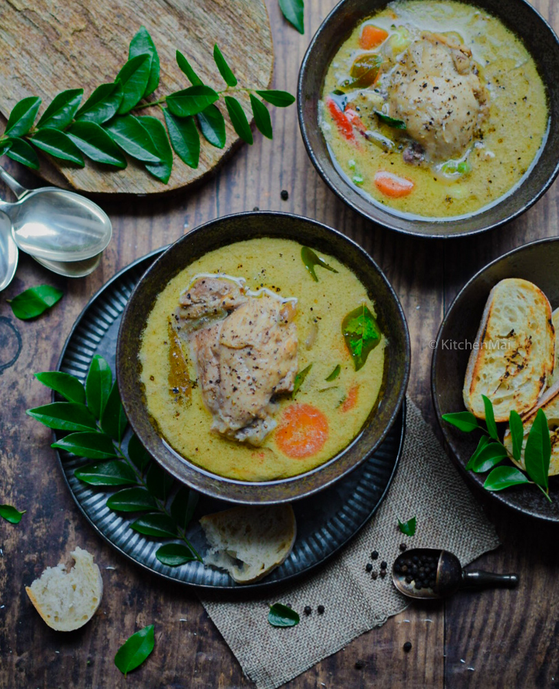 "Kerala chicken stew - www.kitchenmai.com"
