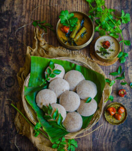 "Ragi idli - www.kitchenmai.com"