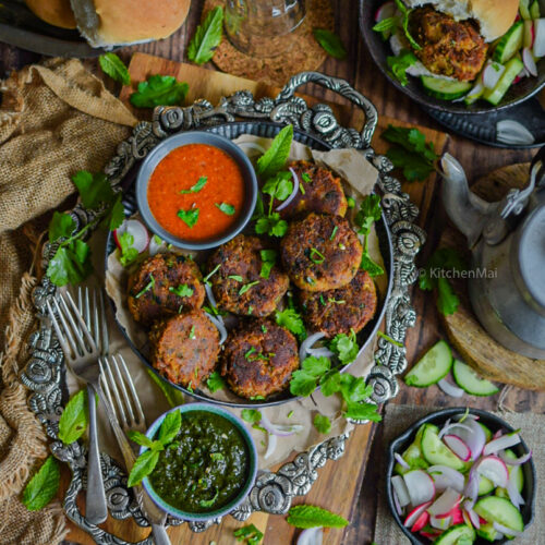 "Shami kebabs - www.kitchenmai.com"