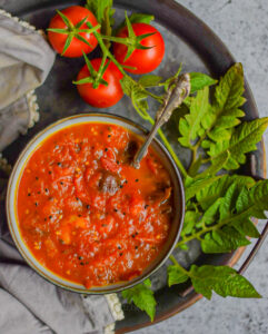 "Bengali sweet tomato chutney - www.kitchenmai.com"