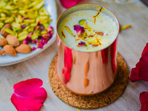 Kesariya Badam Doodh (Saffron Infused Almond Milk) — Cupcakeree